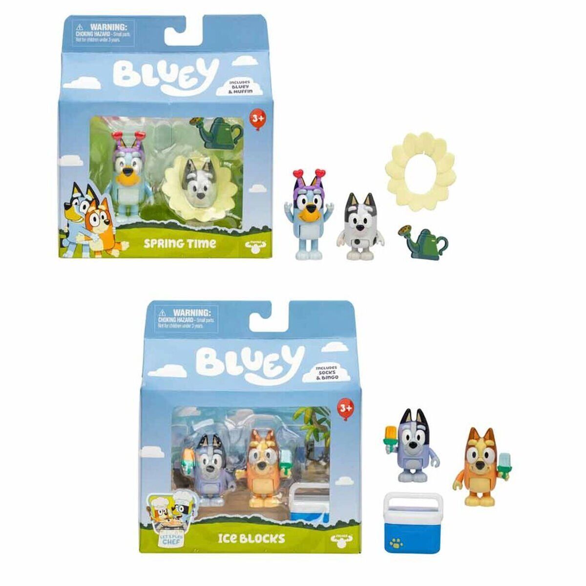 BLUEY/18912 BLUEY 2Lİ FİGÜR AKSESUARLI SET ASORTİ