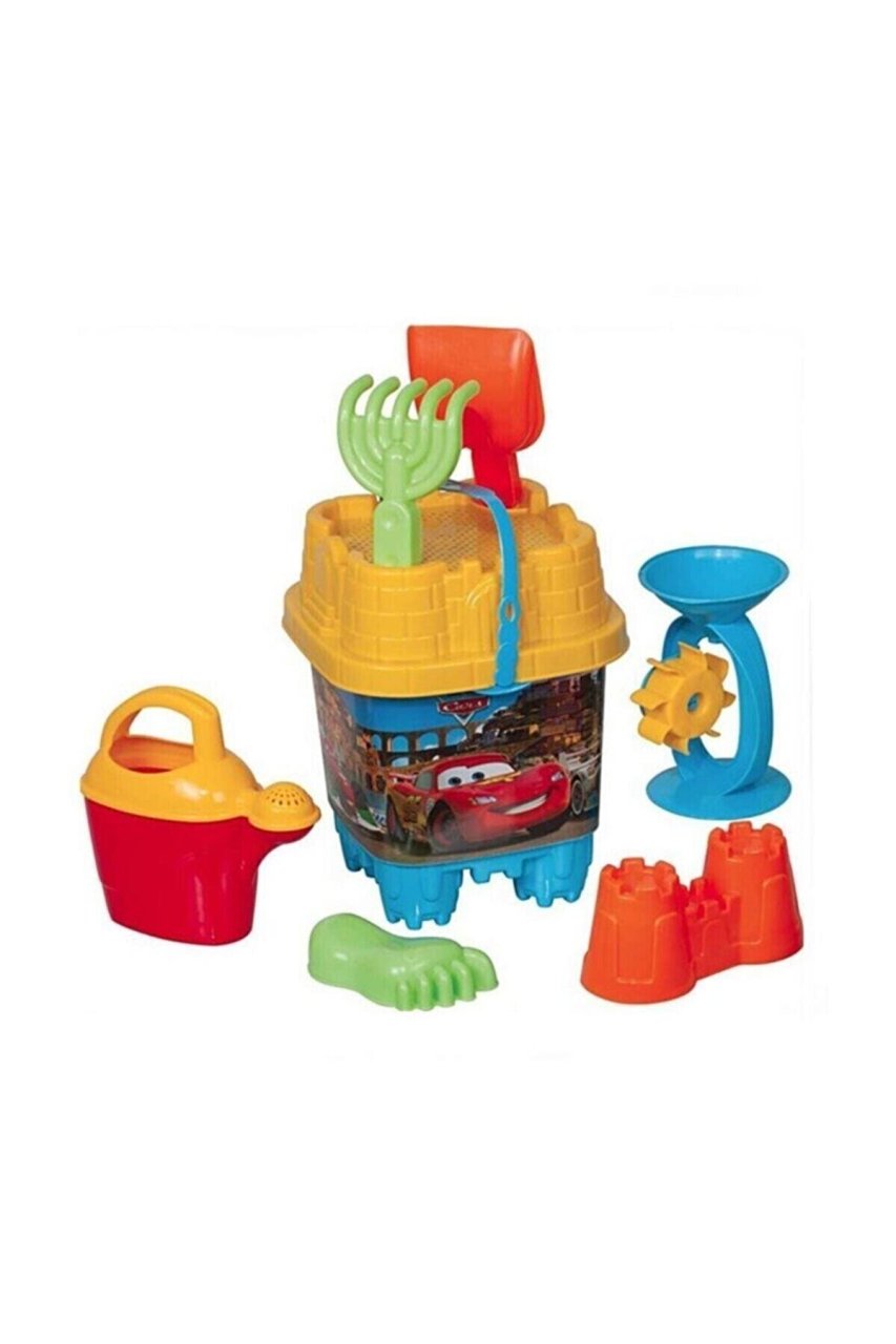 Dede Cars Temalı Sarı-Kırmızı Plaj Oyuncak Seti