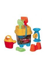 Dede Cars Temalı Sarı-Kırmızı Plaj Oyuncak Seti
