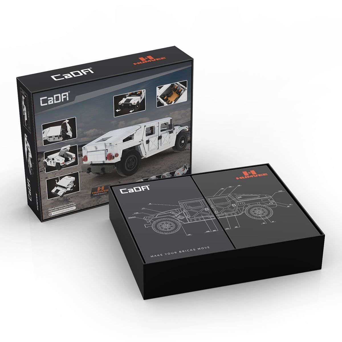 C61027W CADA Humvee Off Road Kamyonu Blok Seti -Vagon life