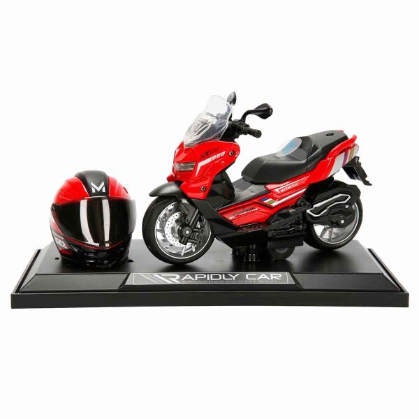 5834 SUN-MYG-MOTOSİKLET 1 14 BMW OFF-ROAD KASKLI FİGÜR PB 3R SES IŞIK