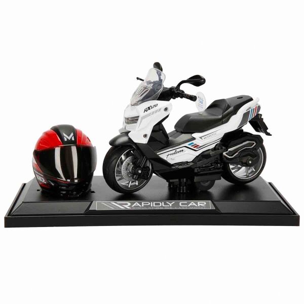 5834 SUN-MYG-MOTOSİKLET 1 14 BMW OFF-ROAD KASKLI FİGÜR PB 3R SES IŞIK