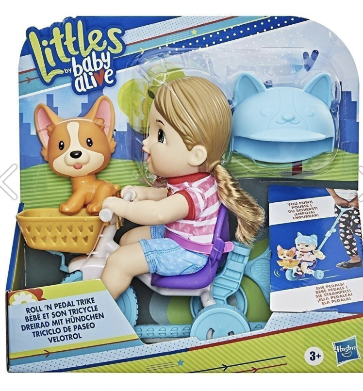 Baby Alive Baby Alıve Minik Bebeğim Ve Üç Tekerlekli Bisiklet
