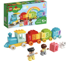 LEGO® Duplo® İlk Sayı Treni - Saymayı Öğren 10954 Yapım Oyuncağı; Küçük Çocukları Sayılar ve Sayma ile Tanıştırın (23 Parça) LEGO