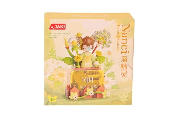 HK113 JAKİ KARAHİNDİBA MÜZİK KUTUSU 144 PARÇA BLOCK OYUNCAK