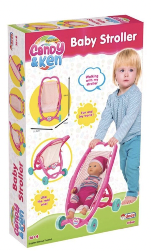 Dede Candy & Ken Kalpli Oyuncak Bebek Puseti - 01960