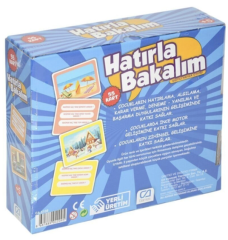 CA Games Eğitici Oyun Kartı Hatırla Bakalım