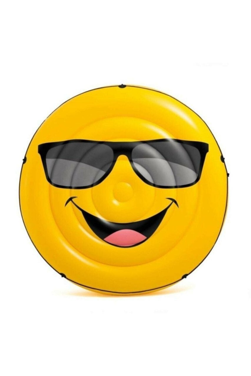 İntex 57254 Şişme Gülen Adam Smile Emoji Ada-Yatak