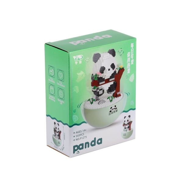 P1275 Panlos Panda 543 Parça Blok Seti -Vagon life