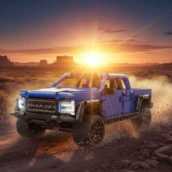 C52029W CADA MAVİ ARAZİ ARACI 390 PARÇA BLOCK OYUNCAK