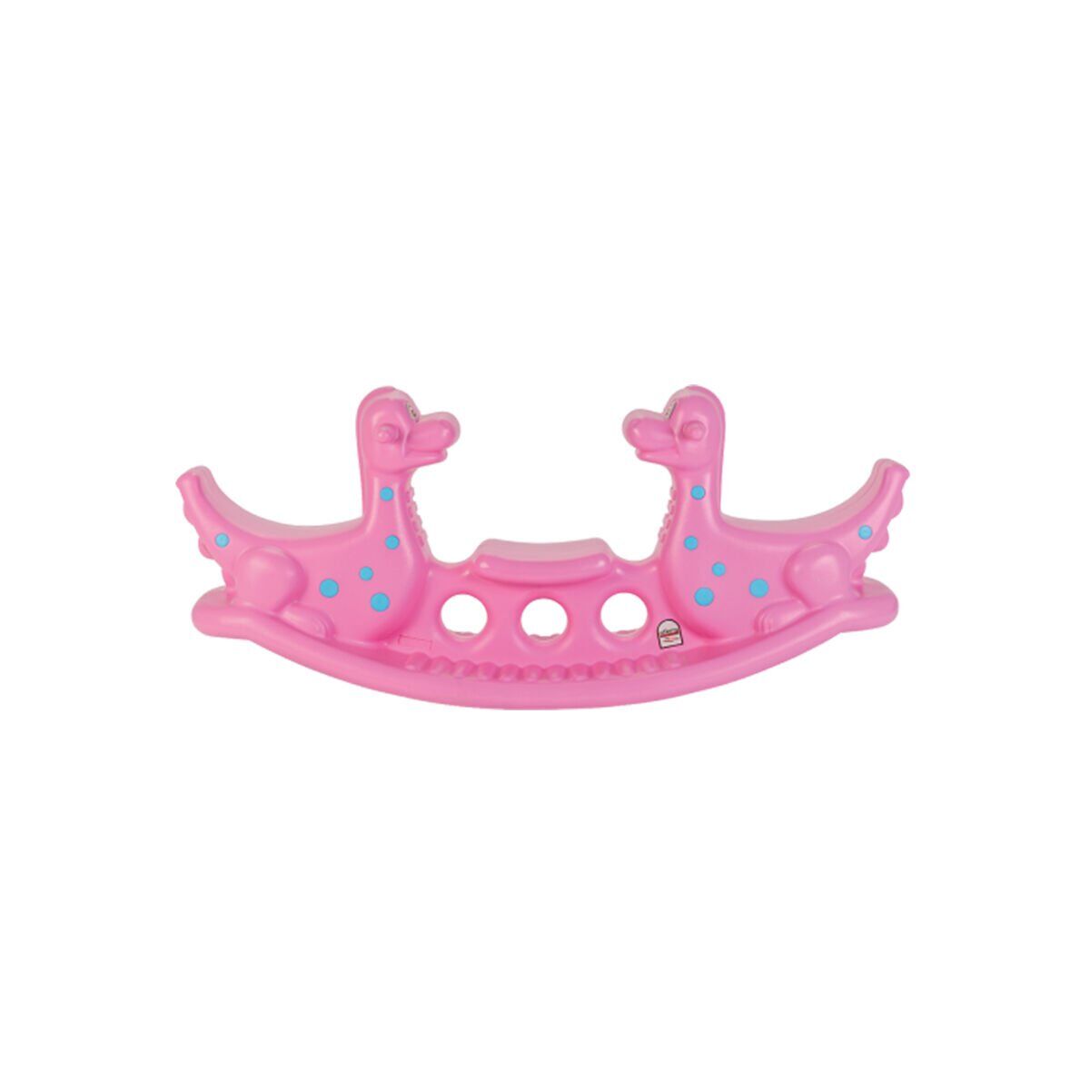 06 147P DİNO TAHTEREVALLİ BEBEK PEMBE