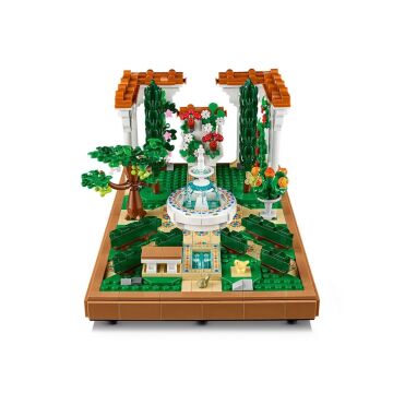 10359 Lego icons Çeşmeli Bahçe - Fountain Garden 1302 parça +18 yaş