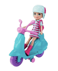 Polly Pocket Ve Bisikleti Oyun Seti Shop N Scoot Scooter