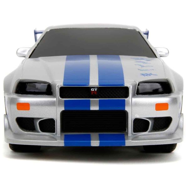 9772 SUN-SIM-JDA-RC ARABA 1 24 FAST FURIOUS NISSAN SKYLINE GTR 2 4 GHZ FASTF