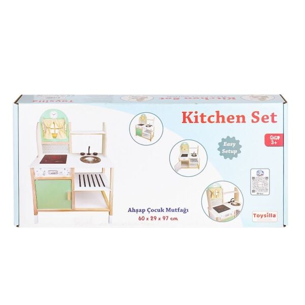 T1011 Ahşap Çocuk Mutfağı  (LED yoktur)