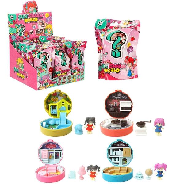 4255 SUN-RST-FİGÜR MİNİ FİGÜR EĞLENCE DÜNYASI SÜRPRİZ PAKET 18D