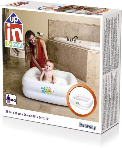 Bestway Şişme Tabanlı Bebek Havuzu 86X86X25