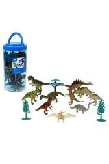 Vardem Oyuncak Dinozor Hayvan Seti Figürü 13 Parça -23 Cm Kovada