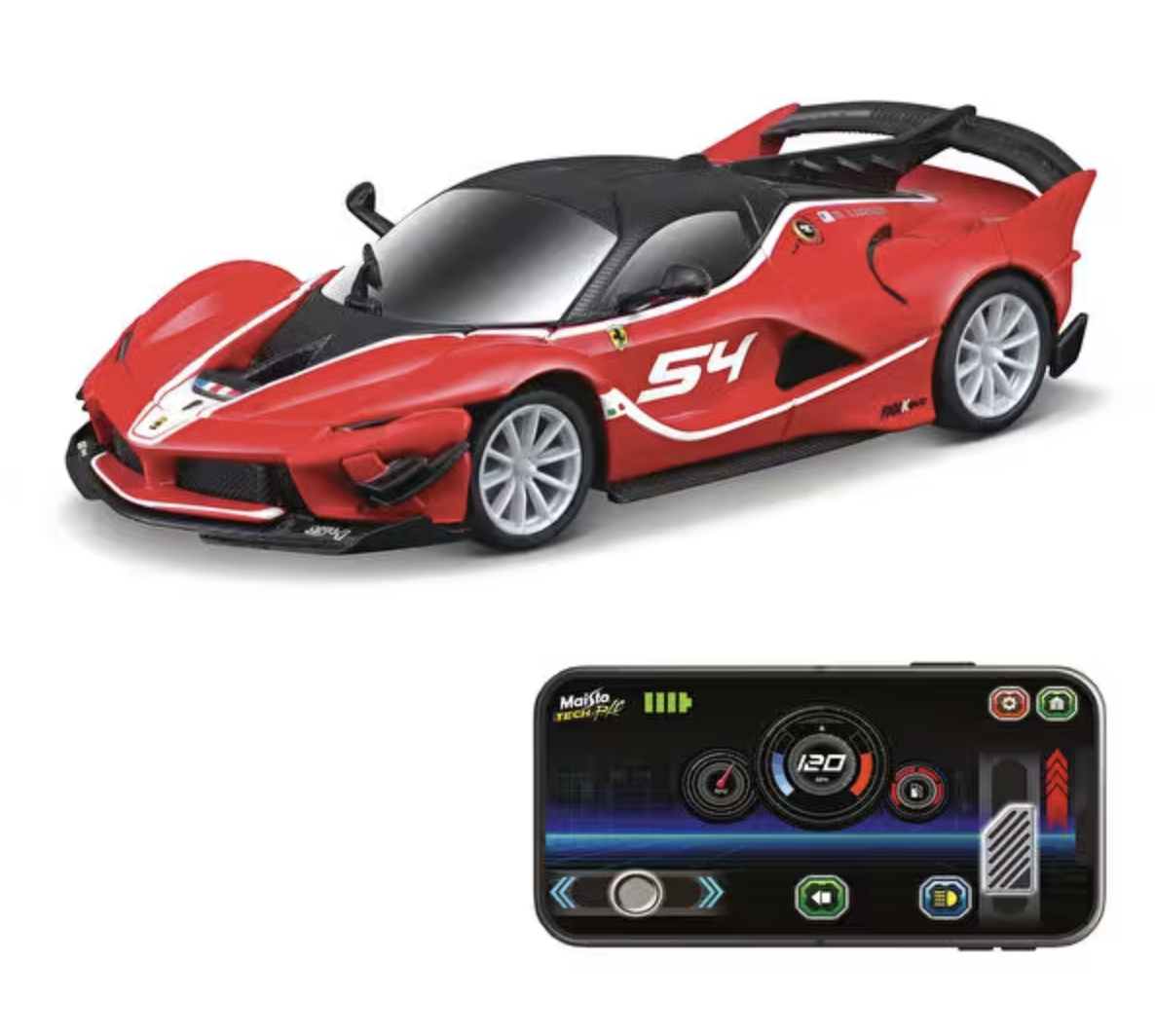 Maisto 1:41 App Control Kumandalı Metal Araba - Ferrari FXX