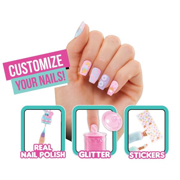 503781 L.O.L. O.M.G. Sweet Nails Candylicious Sprinkles Tatlı Dükkanı
