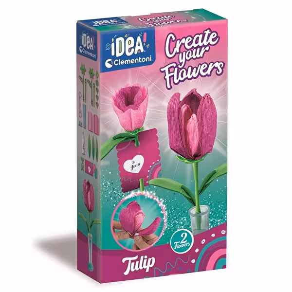 Idea Clementoni Çiçek Lale Tasarım Seti