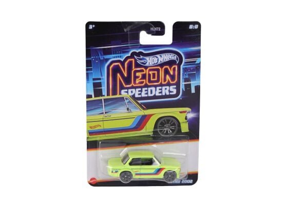 HLH72 Hot Wheels Neon Yarışlar Temalı Arabalar