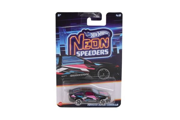 HLH72 Hot Wheels Neon Yarışlar Temalı Arabalar