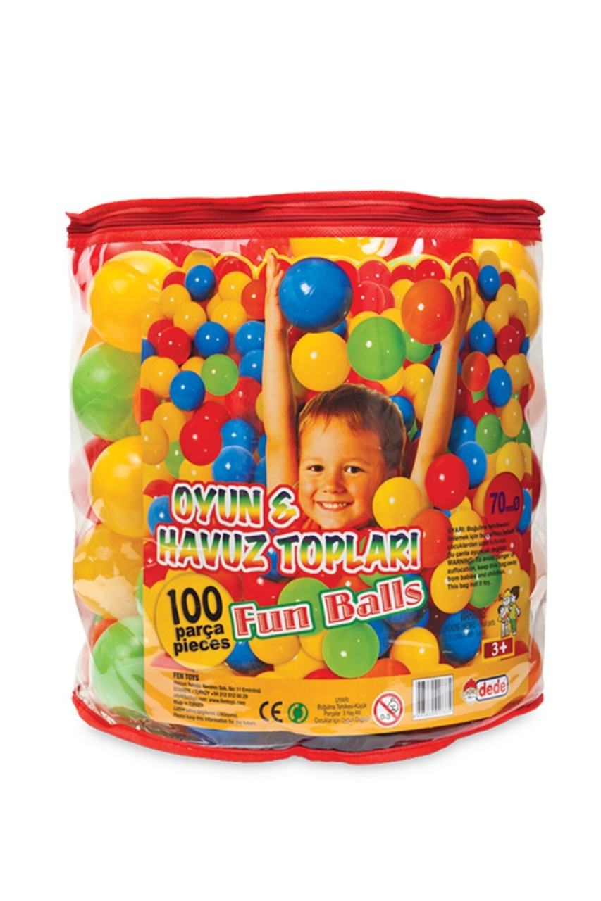 Dede 7 cm 100'lü Oyun Havuzu Topu 01733