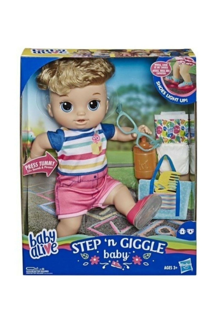 Baby Alive Işıklı Ayakkabılarıyla Neşeli Erkek Bebeğim E5244