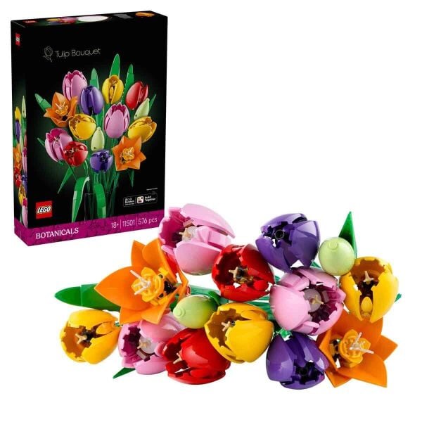 11501 Lego Botanicals Lale Buketi 576 parça +18 yaş