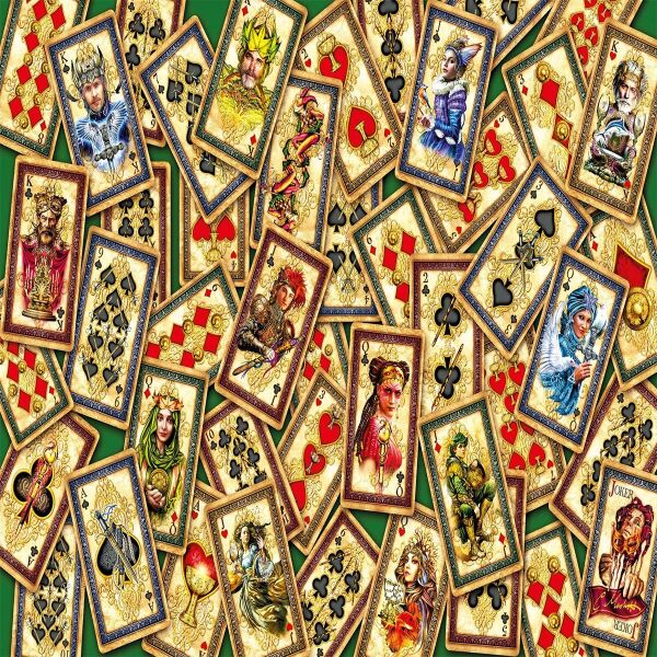 20845  PUZZLE 1000 Fantasy Playing Cards