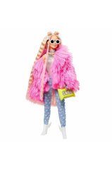 Barbie Extra Pembe Ceketli Bebek GRN28