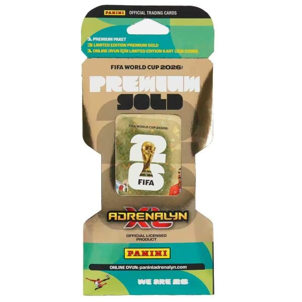 FIFA World Cup 2026 Adrenalyn XL Premium Gold Kart