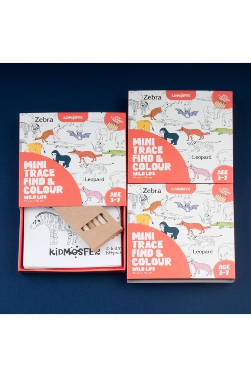 kidmosfer Mını Trace Fınd & Colour Wıld Lıfe ABM00230