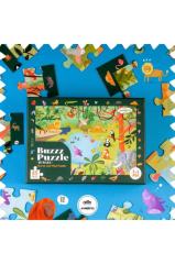 kidmosfer Ara-bul Puzzle (Yapboz) - Orman Hayvanları 35 Parça ABM00237