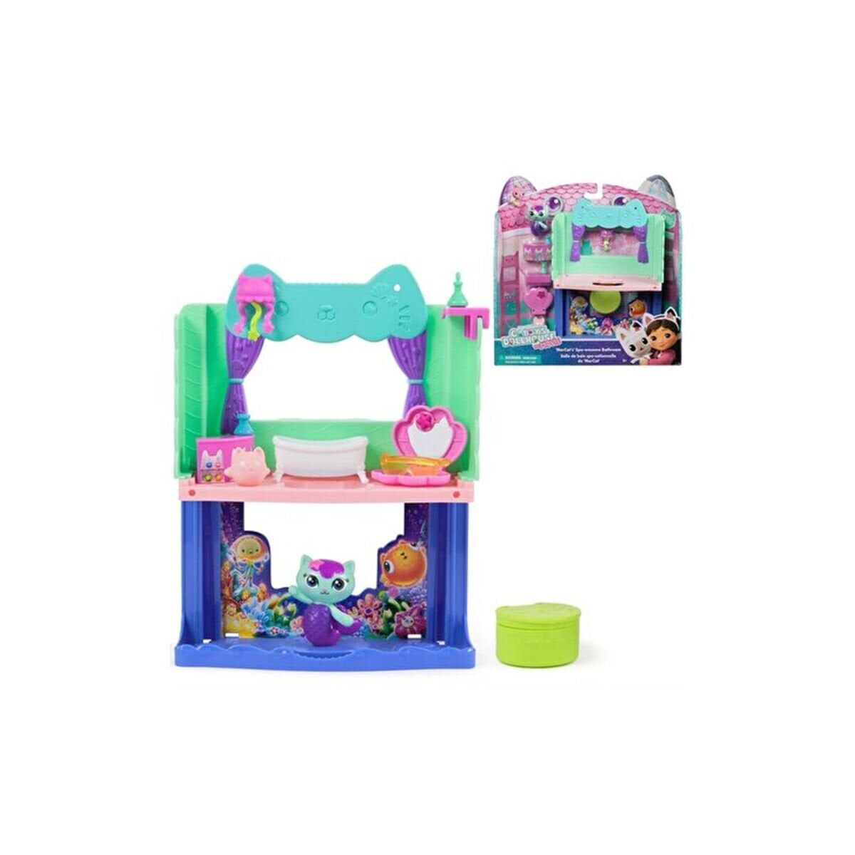 S00006727 SUN-SPM-FİGÜR SET GABBY S DOLLHOUSE MUTFAK SET/BANYO SET 10PRÇ.2A.