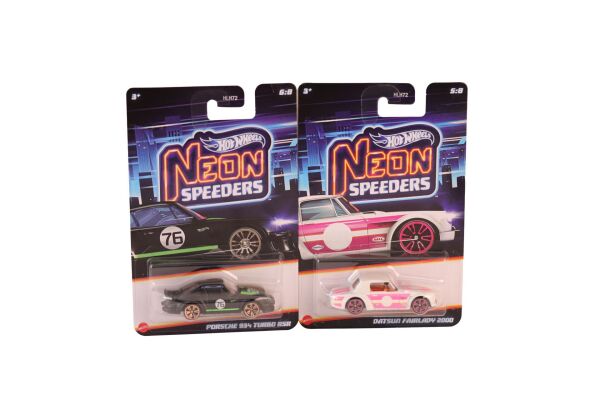 HLH72 Hot Wheels Neon Yarışlar Temalı Arabalar 10 adet koli ile satılır. Koli fiyatıdır.
