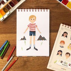Kes-Tasarla Defter Dress-Up Notepad