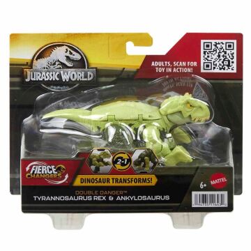 HLP05 Jurassic World Değişim Serisi - Çifte Tehlike Dinozor Figürleri
