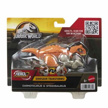 HLP05 Jurassic World Değişim Serisi - Çifte Tehlike Dinozor Figürleri