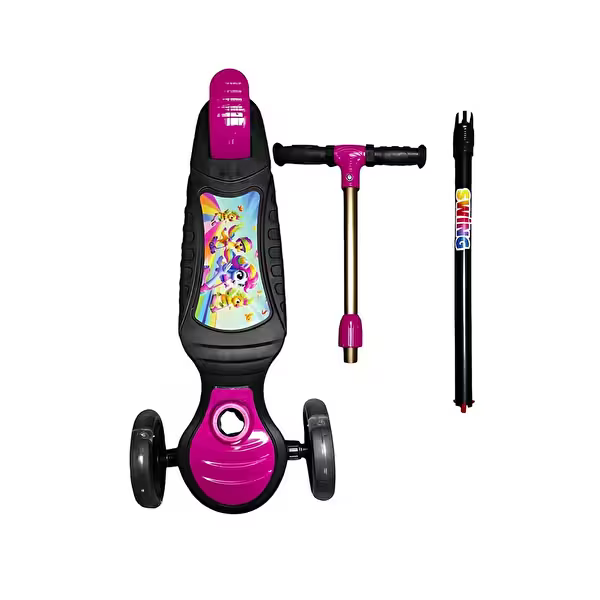 SWSC5-I SWİNG SCOTER PEMBE IŞIKLI KUTULU