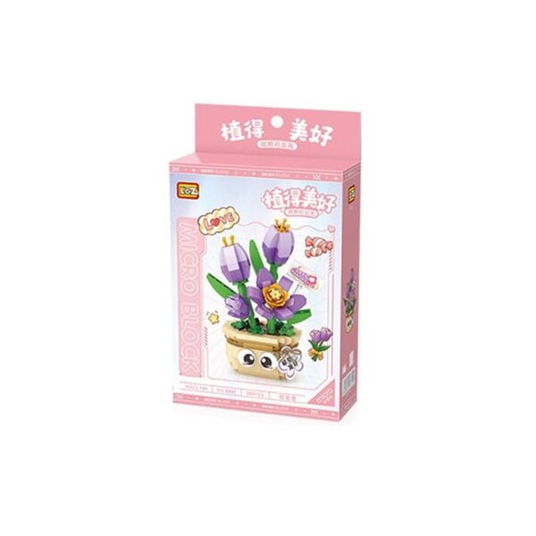 LZ-8842 SAKSILI LALE ÇİÇEĞİ 380 PARÇA BLOCK