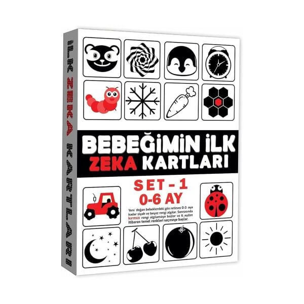 2199 EĞİTİCİ KARTLAR 0-6 AY ZEKA KARTLARI