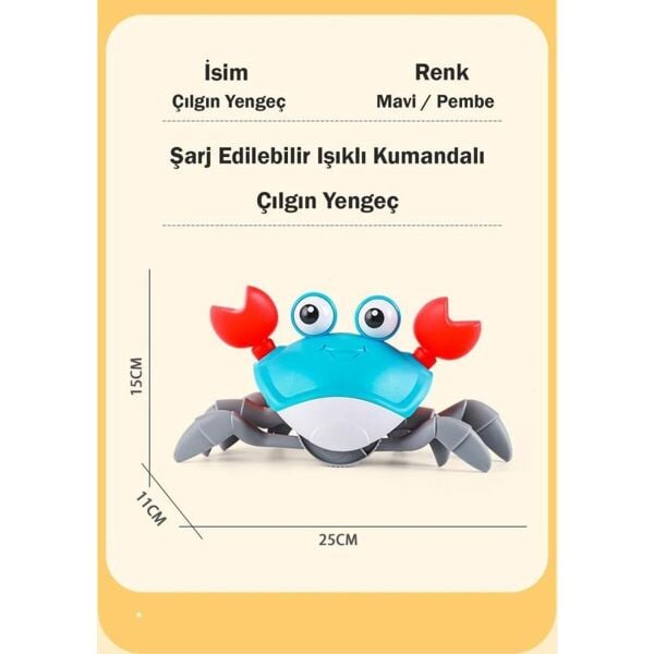 6721E ŞARJLI KUMANDALI YENGEÇ