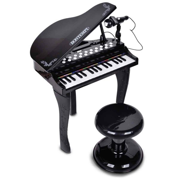 33546 SUN-BNT-PİYANO ELEKTRONİK MİKROFONLU TABURELİ IŞIKLI