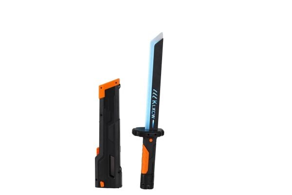 456-38M 44 CM KIVILCIM ÇIKARAN FARKLI RENKLERDE LED IŞIN KILICI 2 KILIÇ BİRLEŞTR