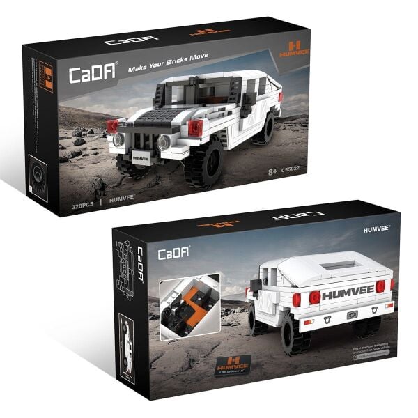 C55022W CADA Humvee Jeep Blok Seti 328 Parça-Vagon life