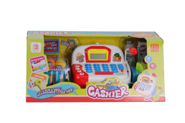 LF1018A HESAP MAKİNELİ MİKROFONLU SESLİ IŞIKLI YAZAR KASA MARKET SETİ