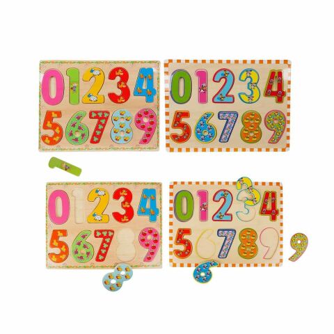 5215 -Wooden Puzzle Numbers 10 Parça