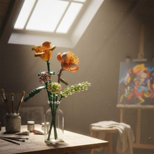 LZ1658 LOZ Eternal Flowers Serisi - ''Güneşli ve Enerjik Turuncu'' 456 Parça Yapım Seti